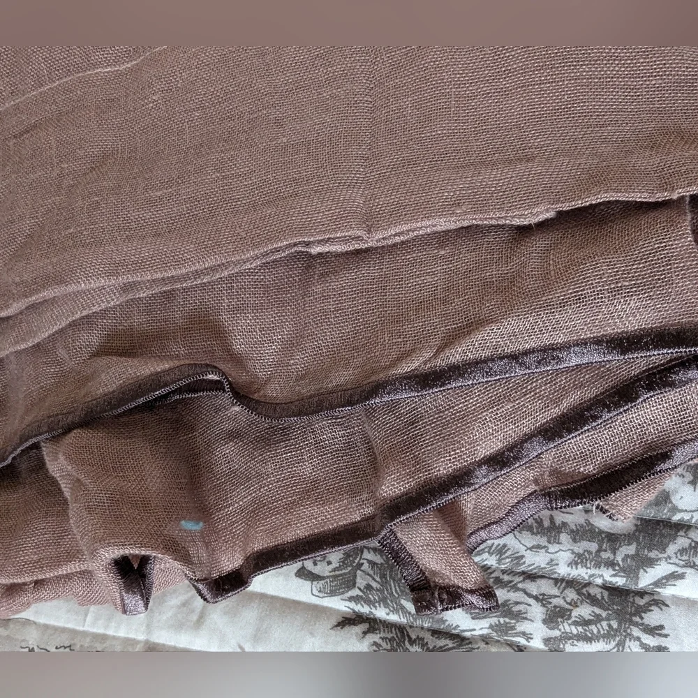 100% linen curtain panel fieldcrest luxury